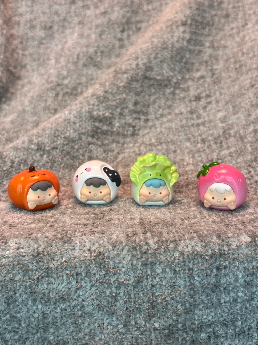 Zai Zai Bean bundle of 4 | mini beans blind bag | strawberry pumpkin pop beans